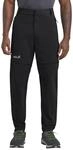 Jack Wolfskin Herren Hikeout Zip Away Pants M Wanderhose, Schwarz, 54 EU