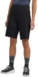 Jack Wolfskin Damen Pico Trail Wander-Shorts, Schwarz, 40 EU