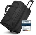 REDOLZ 2-Rollen MEDIUM Trolley-Reisetasche | Volumen mit Dehnfalte erweiterbar von 51