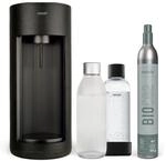 Mysoda: Glassy Wassersprudler aus Holzkomposit mit CO2-Zylinder und 1L...