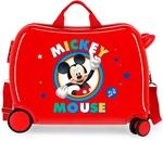 Disney Circle Mickey Kinder-Koffer Rot 50x38x20 cms Hartschalen ABS