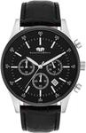 Rhodenwald & S&ouml;hne Goodwill Herrenuhr Chronograph Edelstahl bi-Color schwarz 5 ATM