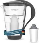 perlopur&reg; Glas-Wasserfilter (anthrazit) +1 Filterkartusche Protect+ 