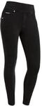 FREDDY N.o.w.&reg; Skinny-Hose mit faltbarem Bund aus Denim-Strick, Schwarzer...