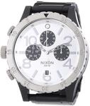 Nixon Herren-Armbanduhr XL Chronograph Quarz Edelstahl A486180-00
