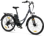 Touroll B1 26 Zoll City E-Bike mit 250W Motor und 36V 15.6Ah Akku Pedelec...