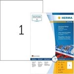 HERMA 10784 Wetterfeste Folienetiketten, 80 Blatt, 210 x 297 mm, 1 pro A4 Bogen, 80
