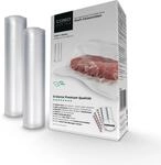 CASO 8 Sterne Profi- Folienrollen 25x600 cm / 2 Rollen, Vakuumierbeutel f&uuml;r alle