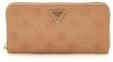 GUESS Cresidia SLG Zip Around Wallet L Beige