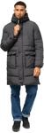 STONE HARBOUR Herren Wintermantel Warmer Steppmantel lang mit Kapuze Beviis