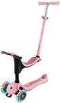 Globber - GO&bull;UP Sporty Lights &ndash; Skalierbarer Tretroller, 3 R&auml;der mit...