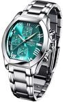 FIREFOX NEBUKADNEZAR FFS175-115 Sunray t&uuml;rkis Damenuhr Armbanduhr Chronograph massiv