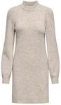 JdY Damen Strickkleid Loose fit hoch geschlossen volumin&ouml;se &Auml;rmel kurz,