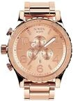 Nixon Unisex Chronograph Quarz Uhr mit Edelstahl beschichtet Armband A083897-00