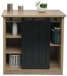 Mendler Kommode HWC-K75, Schrank Regal, Schiebet&uuml;re 5 Stauf&auml;cher, Holz-Optik