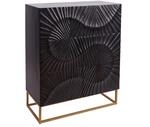 invicta INTERIOR Massives Highboard Scorpion 120cm Mangoholz aufwendige 3D