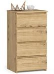 Kommode mit 4 Schubladen Kommode Schlafzimmer Flur Wohnzimmer Organizer Kommode mit