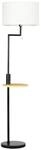 HOMCOM Stehlampe Wohnzimmer mit Regal mit E27 Fassung f&uuml;r Wohnzimmer |...