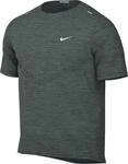 Nike Df Rise 365 Ss Herren T-Shirt, Vintage Green/Htr/Reflective S, XL