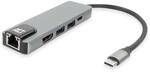 ACT 5-in-1 USB C Docking Station Aluminum, 4K@60Hz HDMI - AC7091
