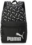 PUMA Phase AOP Backpack Puma Black-Puma Logo-AOP