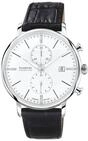 Dugena Herren-Armbanduhr Festa Chrono Chronograph Quarz Leder 7000168