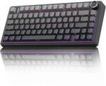AULA F75 PRO Mechanische Tastatur Gaming,2.4GHz/Type-C/BT5.0 Mechanical