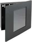 HMF 1050-02 Schl&uuml;sselbox mit Fotorahmen 5 Haken, 22,0 x 20,0 x 5,0 cm, schwarz