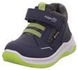 Superfit Jungen COOPER leicht gef&uuml;tterte Gore-Tex Sneaker, BLAU/HELLGR&Uuml;N 8000