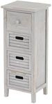 Mendler Kommode T18, Schubladenschrank Schrank, 4 Schubladen, 74x30x25cm...