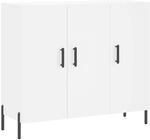 vidaXL Sideboard Wei&szlig; 90x34x80 cm Holzwerkstoff