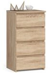 Home Collective Kommode mit 4 Schubladen Schlafzimmer Flur Wohnzimmer Organizer 40cm