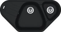 Franke Antea AZG 661-96 E Schwarz Matt - 114.0709.266 Granitsp&uuml;le