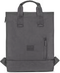Johnny Urban Rucksack Damen Dunkelgrau - Ivy - Tote Bag Rucksacktasche 2 in 1 Mit