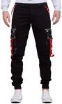 Cipo & Baxx Herren Jogginghose CR132-bans Schwarz XXL