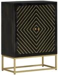 vidaXL Sideboard, Kommode mit 2 F&auml;chern, Wohnzimmerschrank Anrichte mit 2...