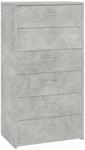vidaXL Sideboard mit 6 Schubladen, Kommode Schrank mit viel Stauraum,