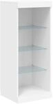 vidaXL Sideboard, Kommode mit viel Stauraum, Highboard Schrank mit LED-Leuchten,