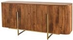 Riess Ambiente Sideboard Gatsby - 160cm - braun - Mangoholz mit Stauraum | Montiert