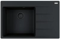 Franke Centro CNG 611-78A Black Matt Collection - 114.0658.592 Granitsp&uuml;le
