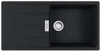 Franke Centro CNG 611-100 Black Matt - 114.0682.505 Granitsp&uuml;le