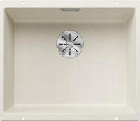 BLANCO SUBLINE 500-U | Granitsp&uuml;le aus SILGRANIT softwei&szlig; | Einbauart: Unterbau 