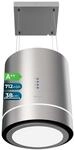 Cecotec Runde Insel-Dunstabzugshaube 44 cm Bolero Flux Cre 448000 Inox A++.