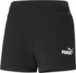 PUMA Damen Ess 4` Sweat Tr Shorts, Puma Black, M EU