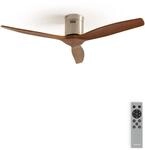 CREATE / WINDCALM M/Deckenventilator ABS Nickel Dunkelholzfl&uuml;gel-Optik mit