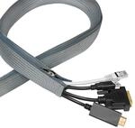 LogiLink KAB0074 - Kabelschlauch mit Rei?verschluss zum Schutz der Kabel und f?r eine