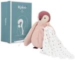 Kaloo &ndash; Complices &ndash; Kuss-Pl&uuml;schtier - Rosa - Mit Baumwollmusselintuch -