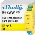 Shelly Pro RGBWW PM, LAN & WLAN-Smarter Lichtcontroller, Wei&szlig;kan&auml;len (CCT),