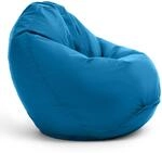 Bruni Sitzsack Classico L in Blau &ndash; XL Sitzsack mit Innensack zum Lesen,
