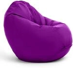 Bruni Sitzsack Classico L in Violett &ndash; XL Sitzsack mit Innensack zum Lesen,